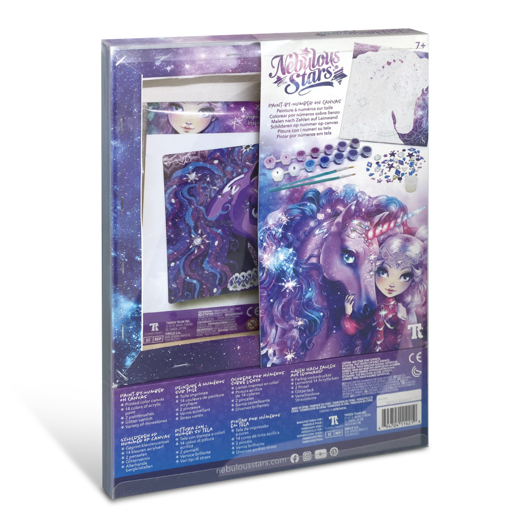 Nebulous Stars Paint-By-Number On Canvas Nebulia & Horse