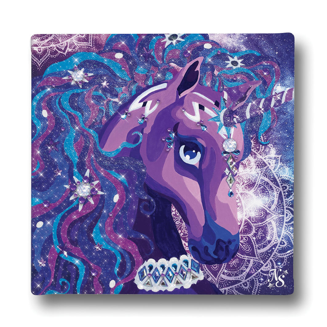 Nebulous Stars Paint-By-Number On Canvas Nebulia & Horse