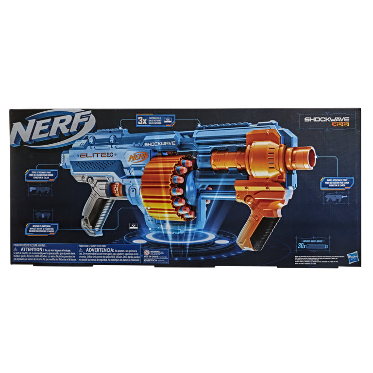 NERF Elite 2.0 Shockwave Rd-15 - Toyworld NZ
