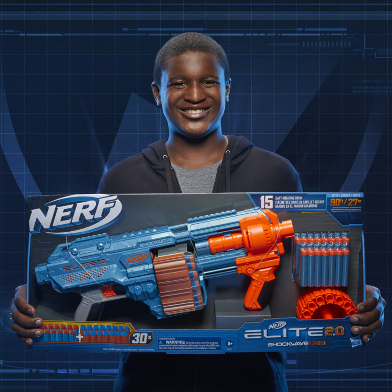 NERF Elite 2.0 Shockwave Rd-15 - Toyworld NZ