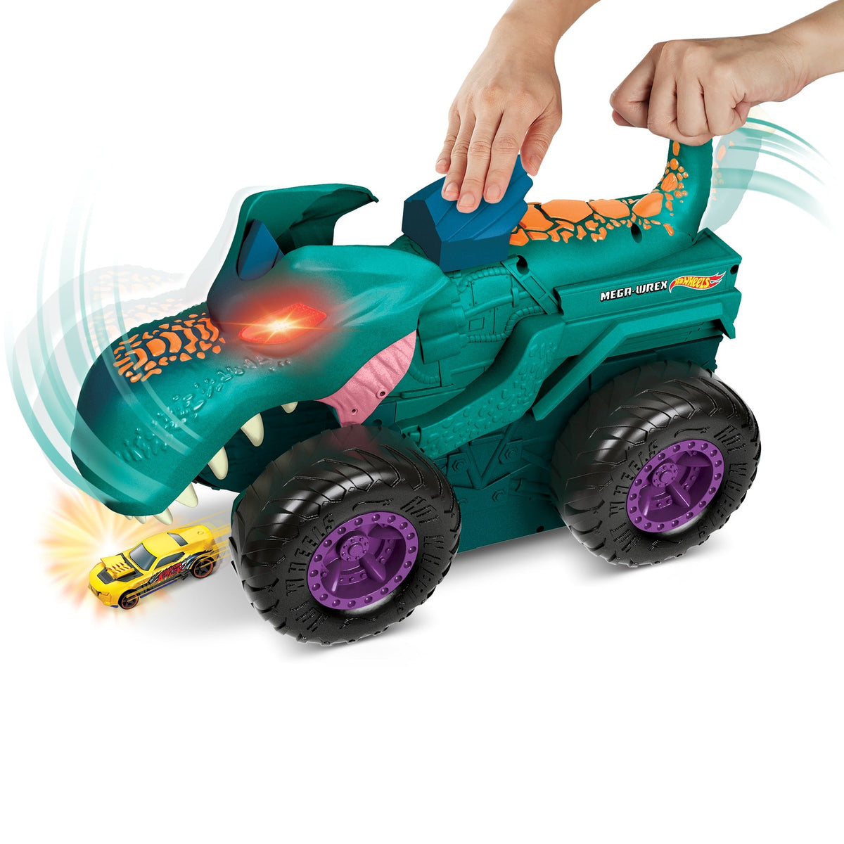 Hot Wheels Monster Trucks Car Chompin' Mega Wrex - Toyworld NZ