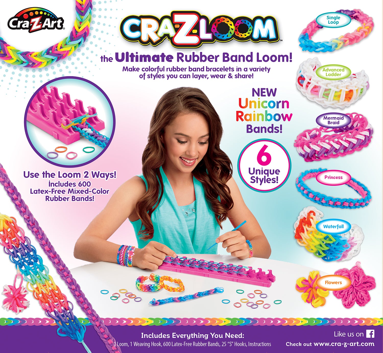Cra-Z-Loom The Ultimate Rubber Band Loom
