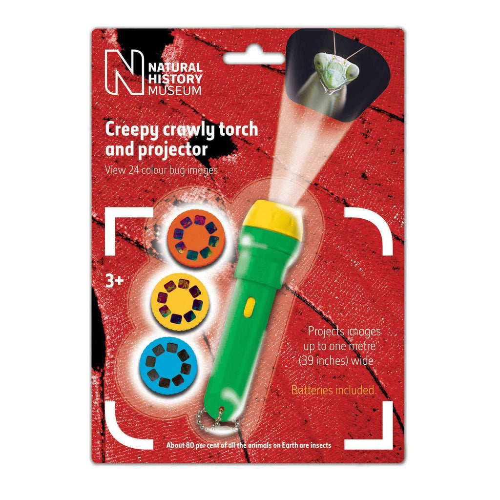 Brainstorm Toys National History Museum Creepy Crawly Torch & Projector