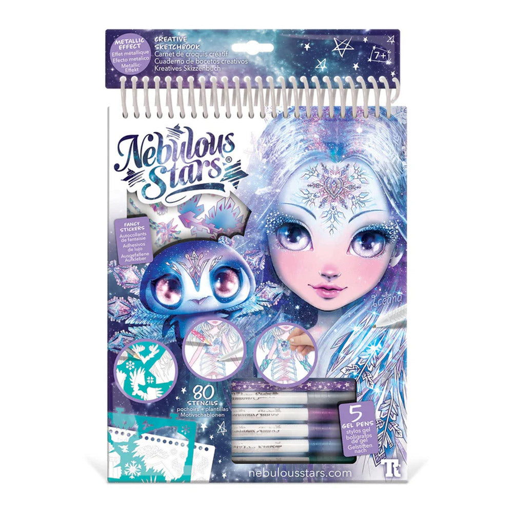 Nebulous Stars Creative Sketchbook Geometric Crystal Pages - Iceana