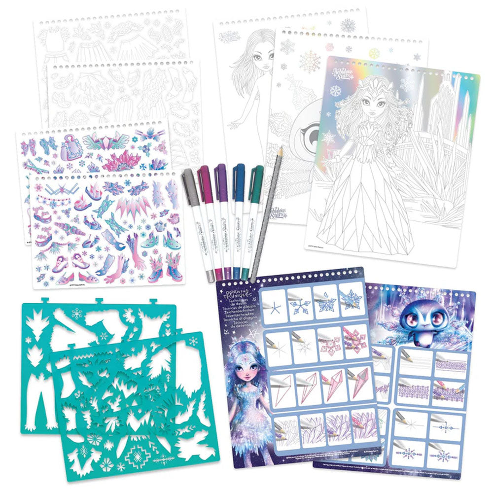 Nebulous Stars Creative Sketchbook Geometric Crystal Pages - Iceana
