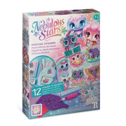 Nebulous Stars Dazzling Stickers with notebook.