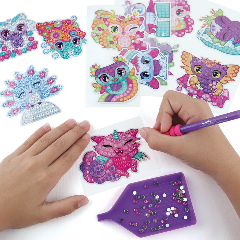 Nebulous Stars Dazzling Stickers with notebook.