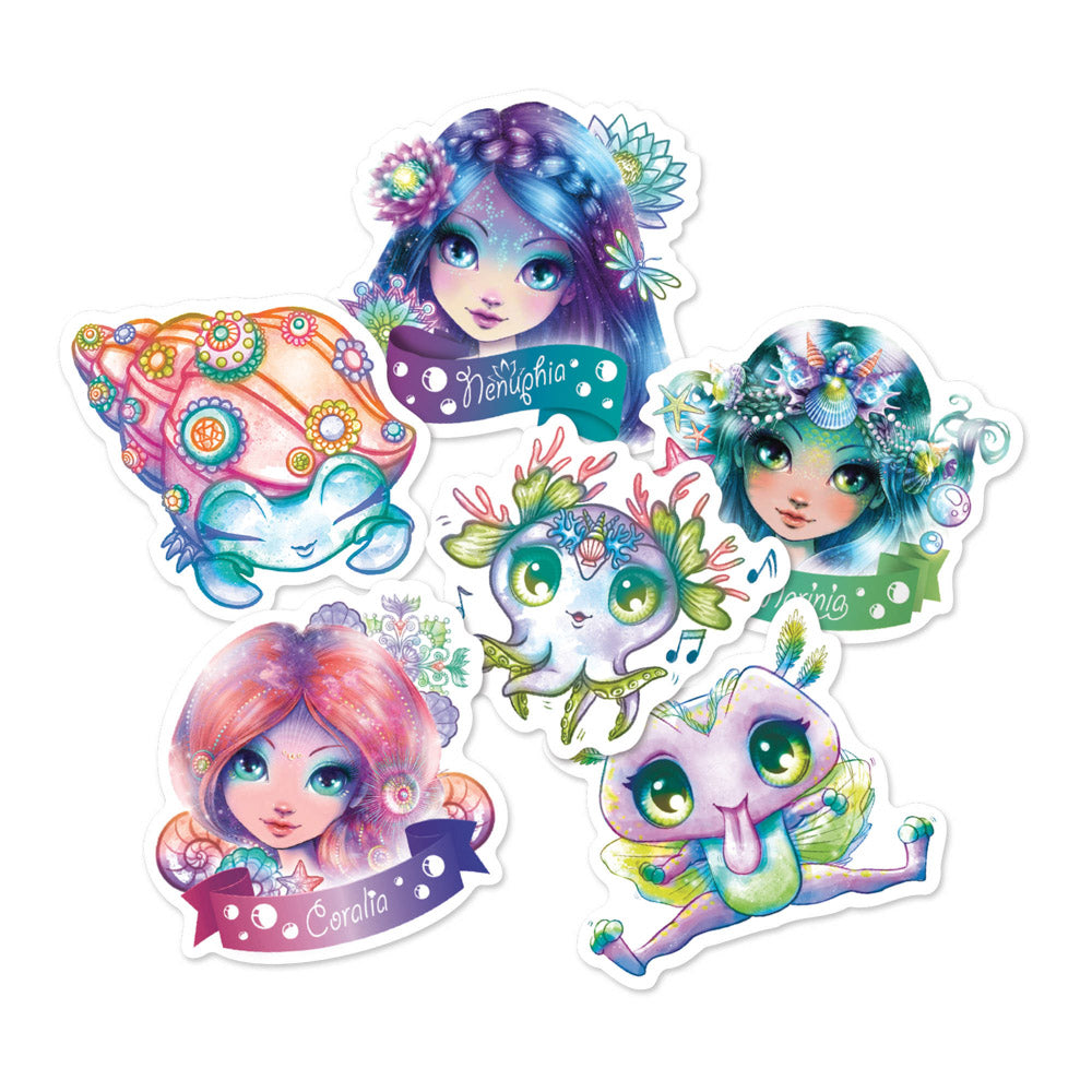 Nebulous Stars Vinyl Stickers - Assorted Styles.