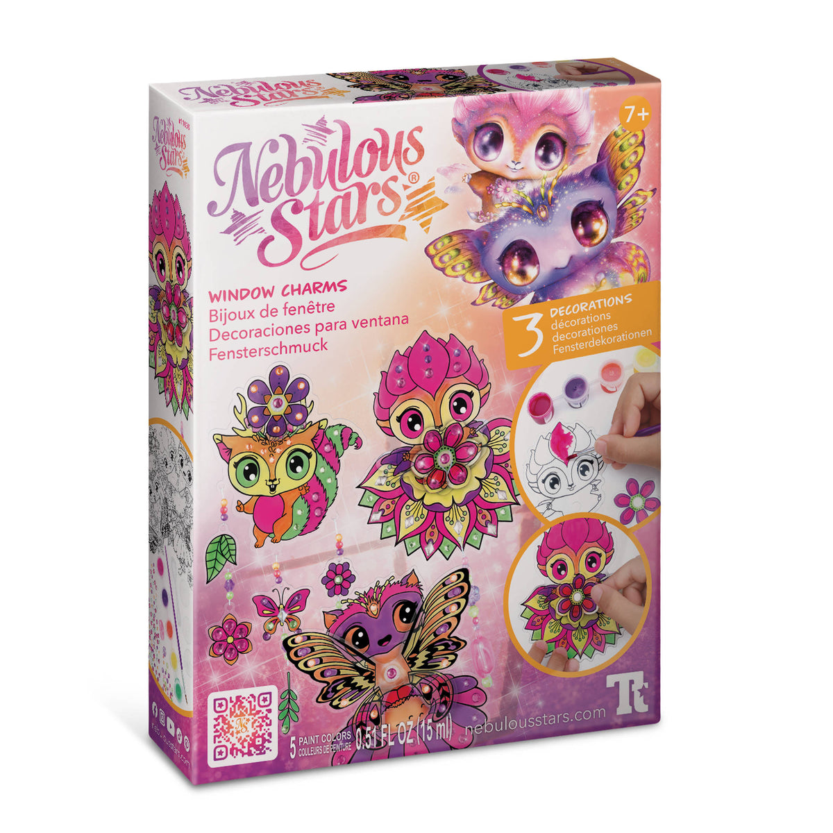 Nebulous Stars Window Decal Sticker Charms.