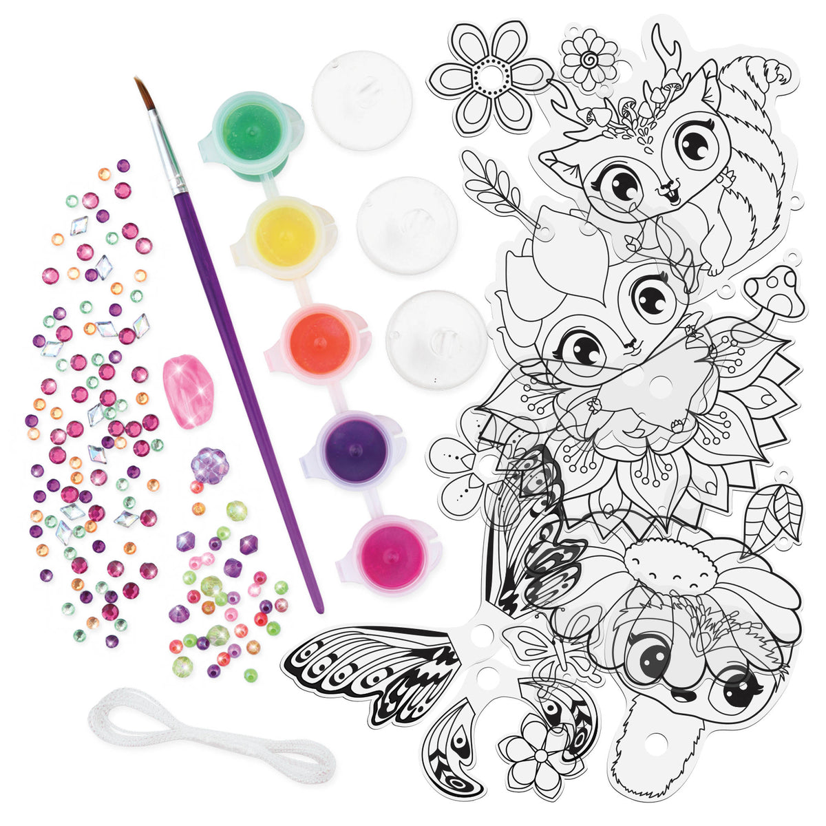 Nebulous Stars Window Decal Sticker Charms.