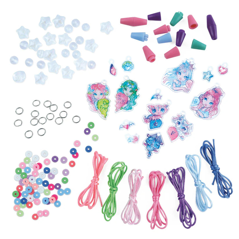 Contents of the Nebulous Stars Friendship making Necklaces jewellery Kit