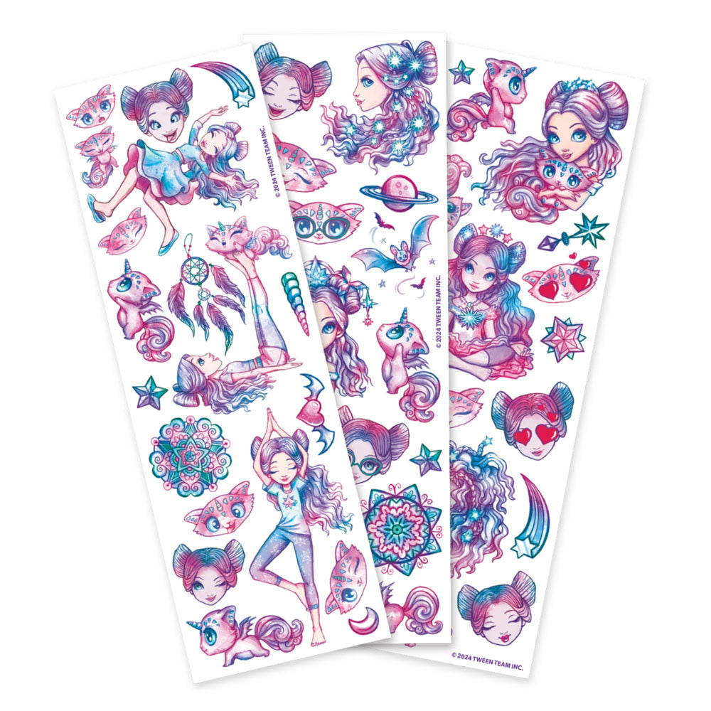 Nebulia & Stella Nebulous Stars Temporary Tattoos Mini Pad