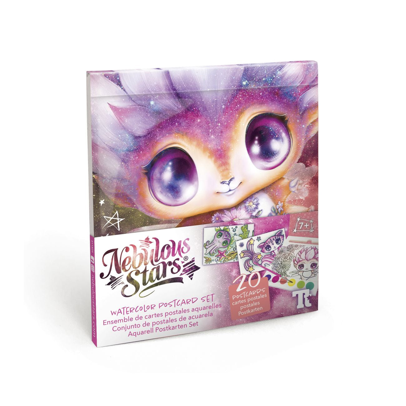 Nebulous Stars WateRColor Postcard Set