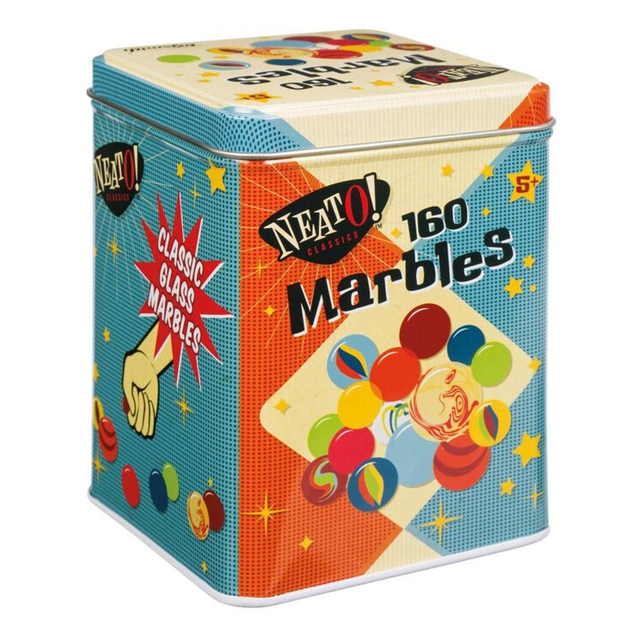 Neato! Classics 160 Marbles Tin - Toyworld NZ