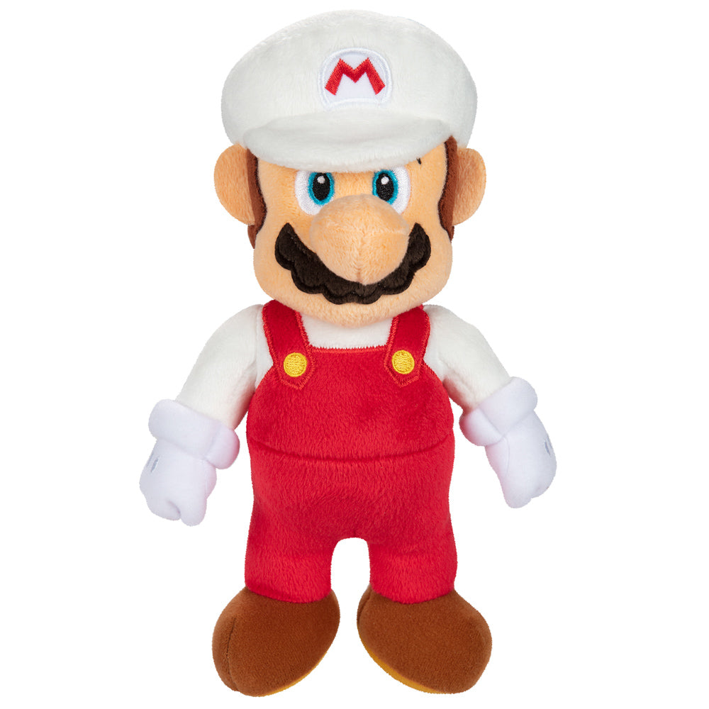 Nintendo Super Mario 6 Inch Plush - Fire Mario soft toy.