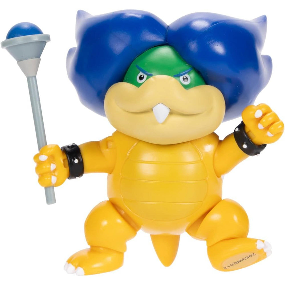 Nintendo Super Mario 4 Inch Figure Wave 50 - Ludwig with Magic Wand toy.