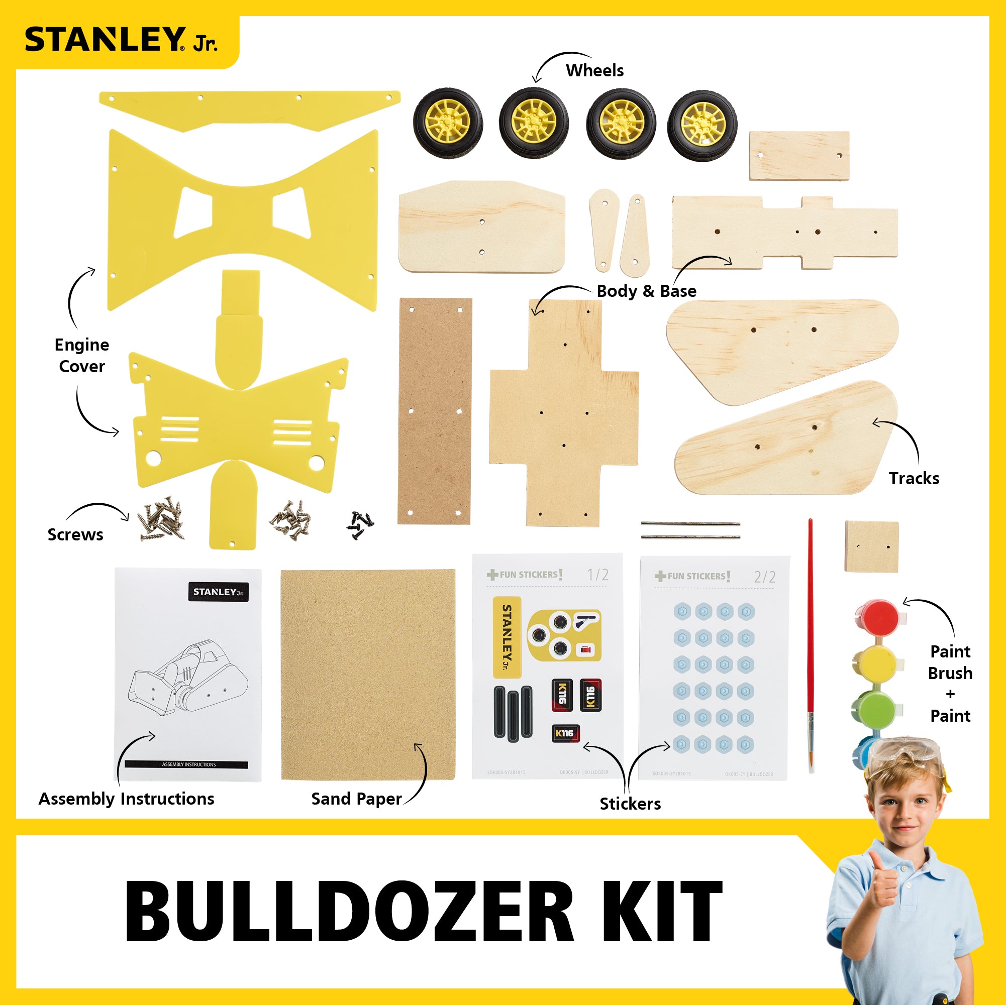 Stanley Jr. Bulldozer Kit