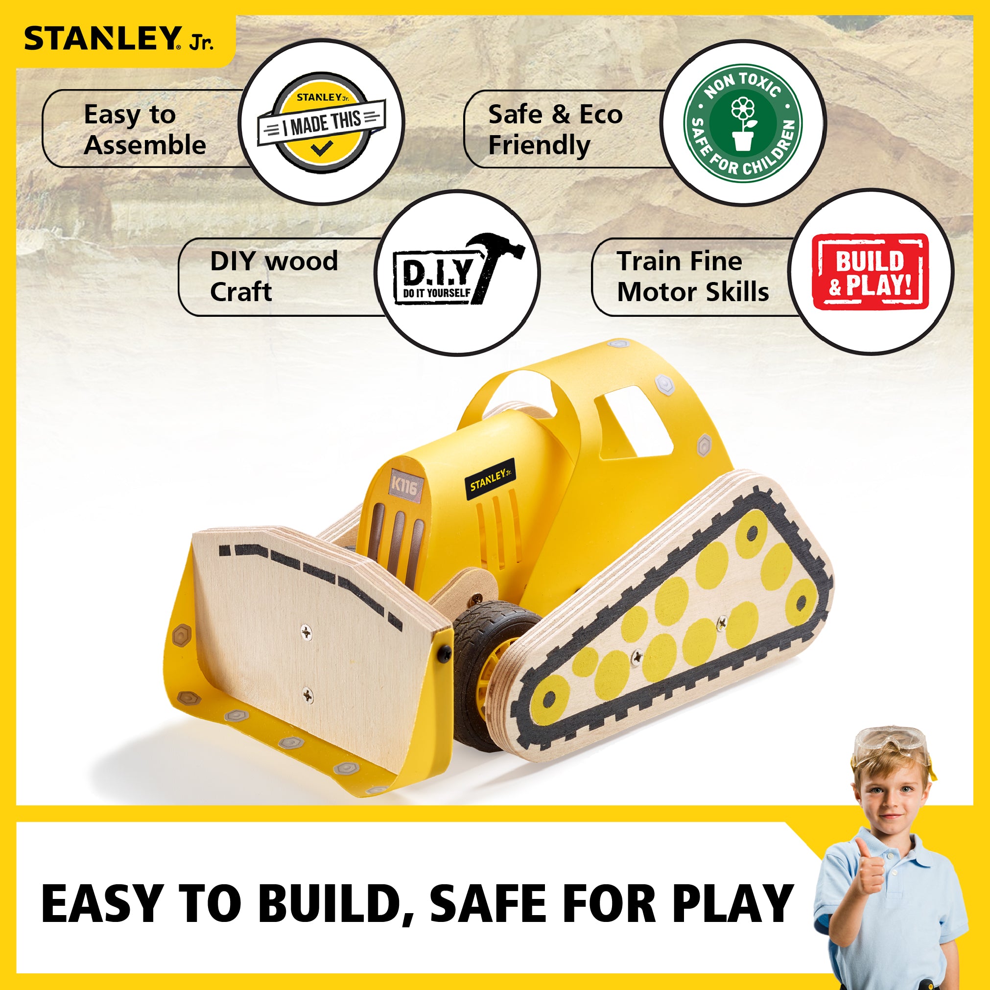 Stanley Jr. Bulldozer Kit