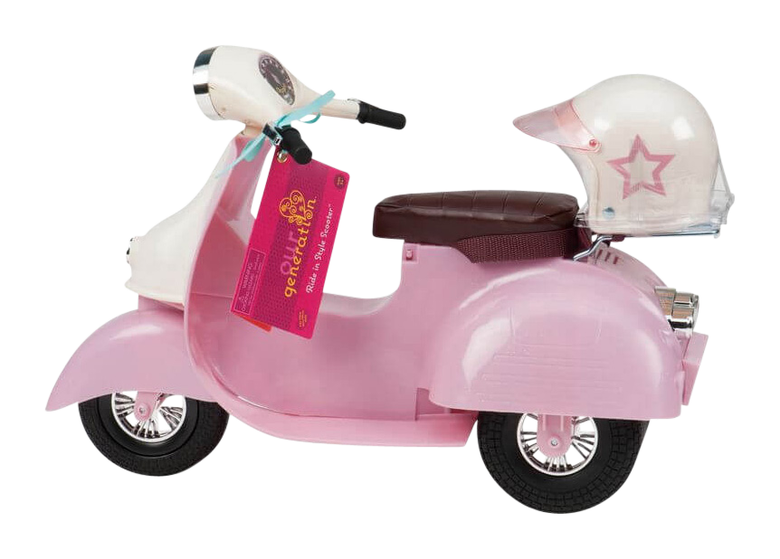 Our Generation Pink & Ivory Ride In Style Scooter