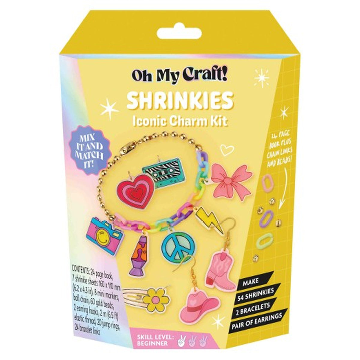 Oh My Craft Shrinkies Iconic Charm Kit.