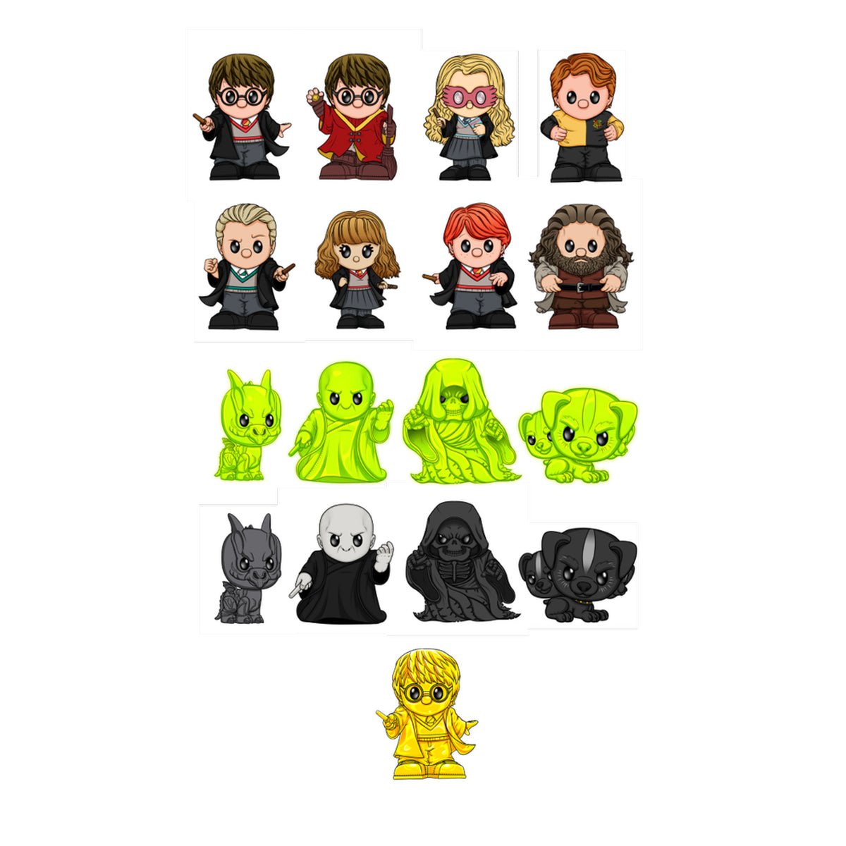 Ooshies Harry Potter Blind Box Toys.