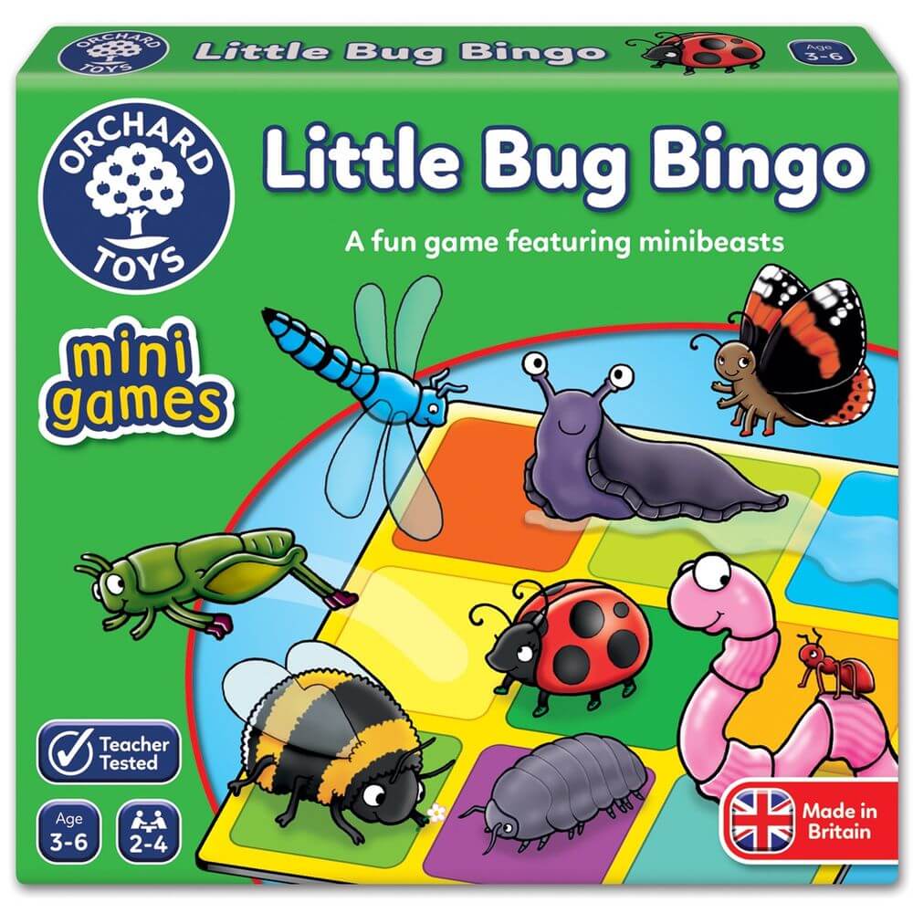 Orchard Toys Little Bug Bingo Mini Game - Toyworld NZ