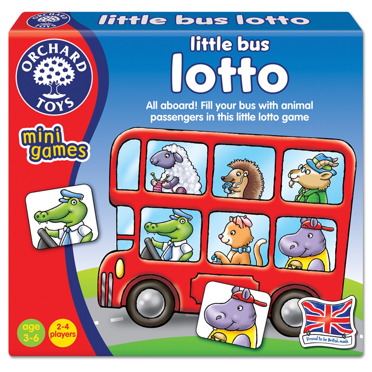 Orchard Toys Little Bus Lotto Mini Game - Toyworld NZ