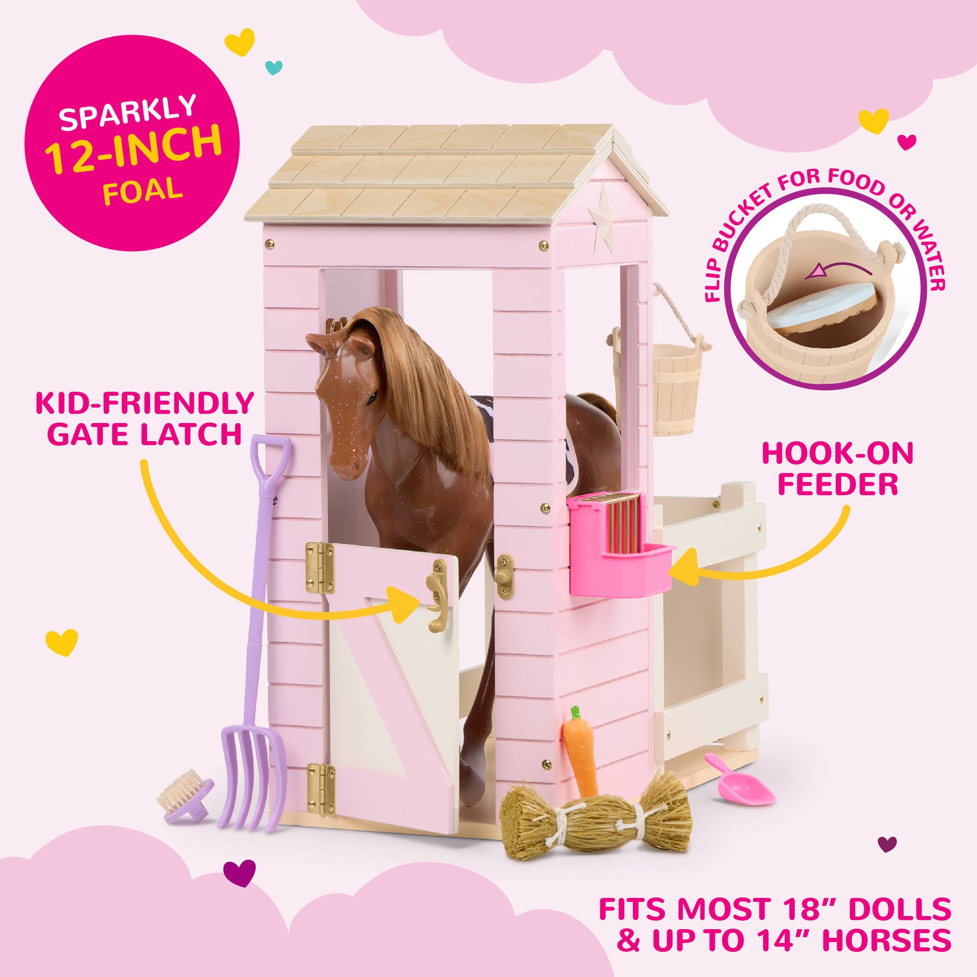 Our Generation Horse - Happy Hooves Barn Playset