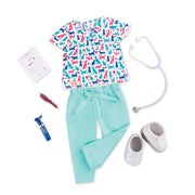 Our Generation Regular Outfit - Healthy Paws Vet Uniform - Toyworld NZ