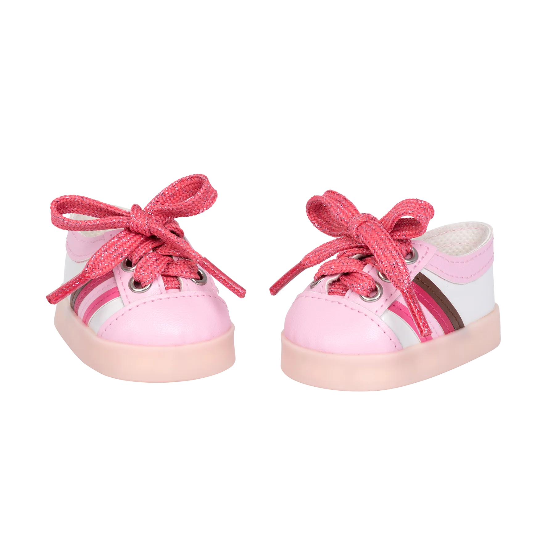Our Generation Accessory - Light Up Pink & White Sneakers