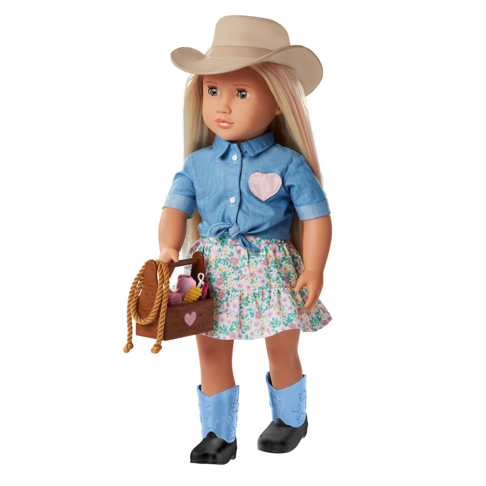 Our Generation 18 Inch Deluxe Doll Western Cowgirl Lainey toy