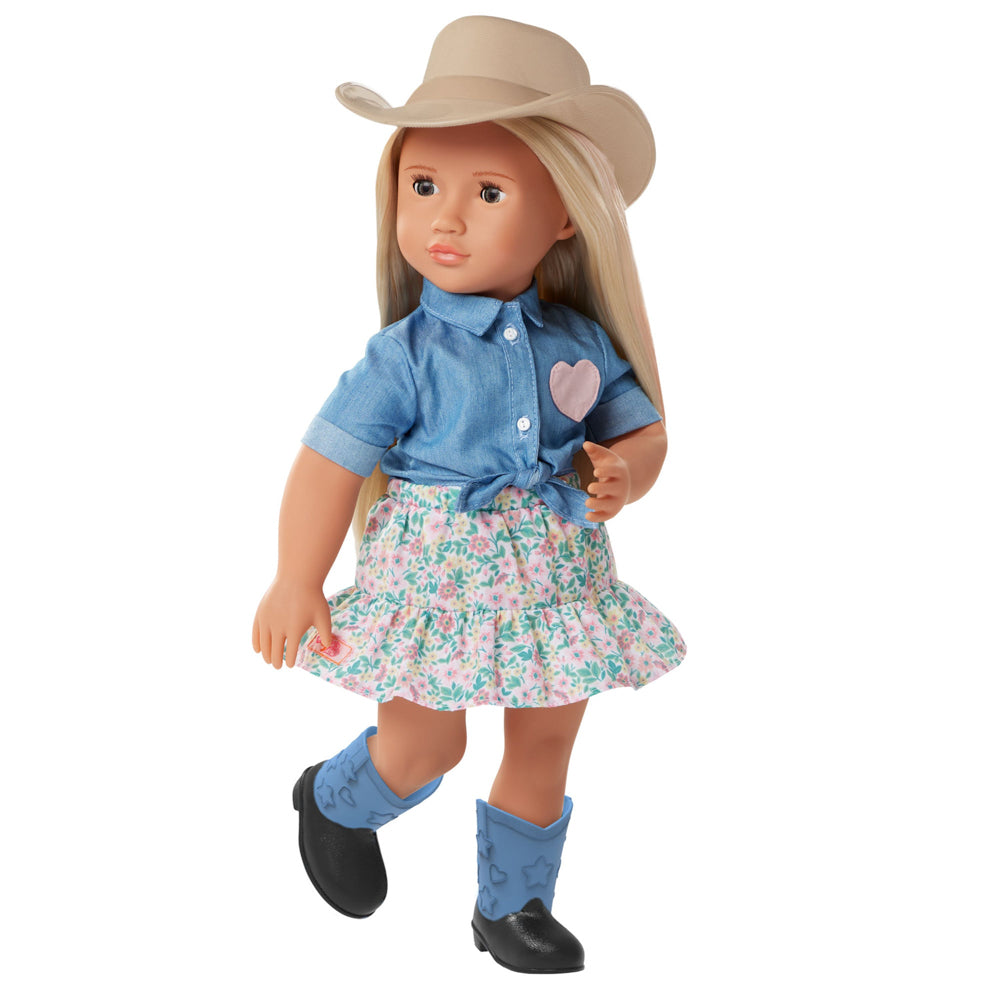 Our Generation 18 Inch Deluxe Doll Western Cowgirl Lainey toy