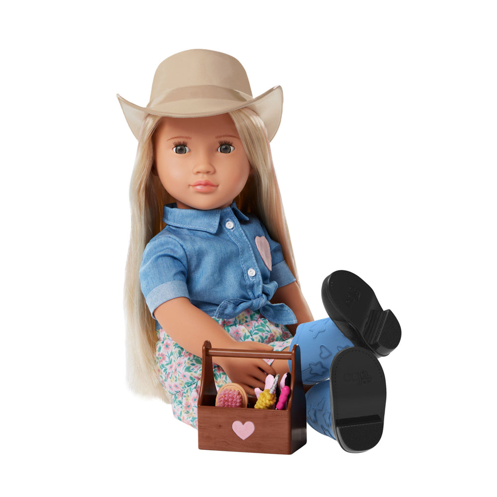 Our Generation 18 Inch Deluxe Doll Western Cowgirl Lainey toy