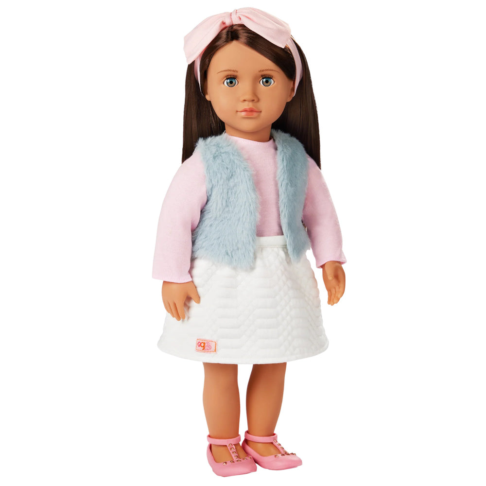 Our Generation 18 Inch Regular Doll Paulina brown hair