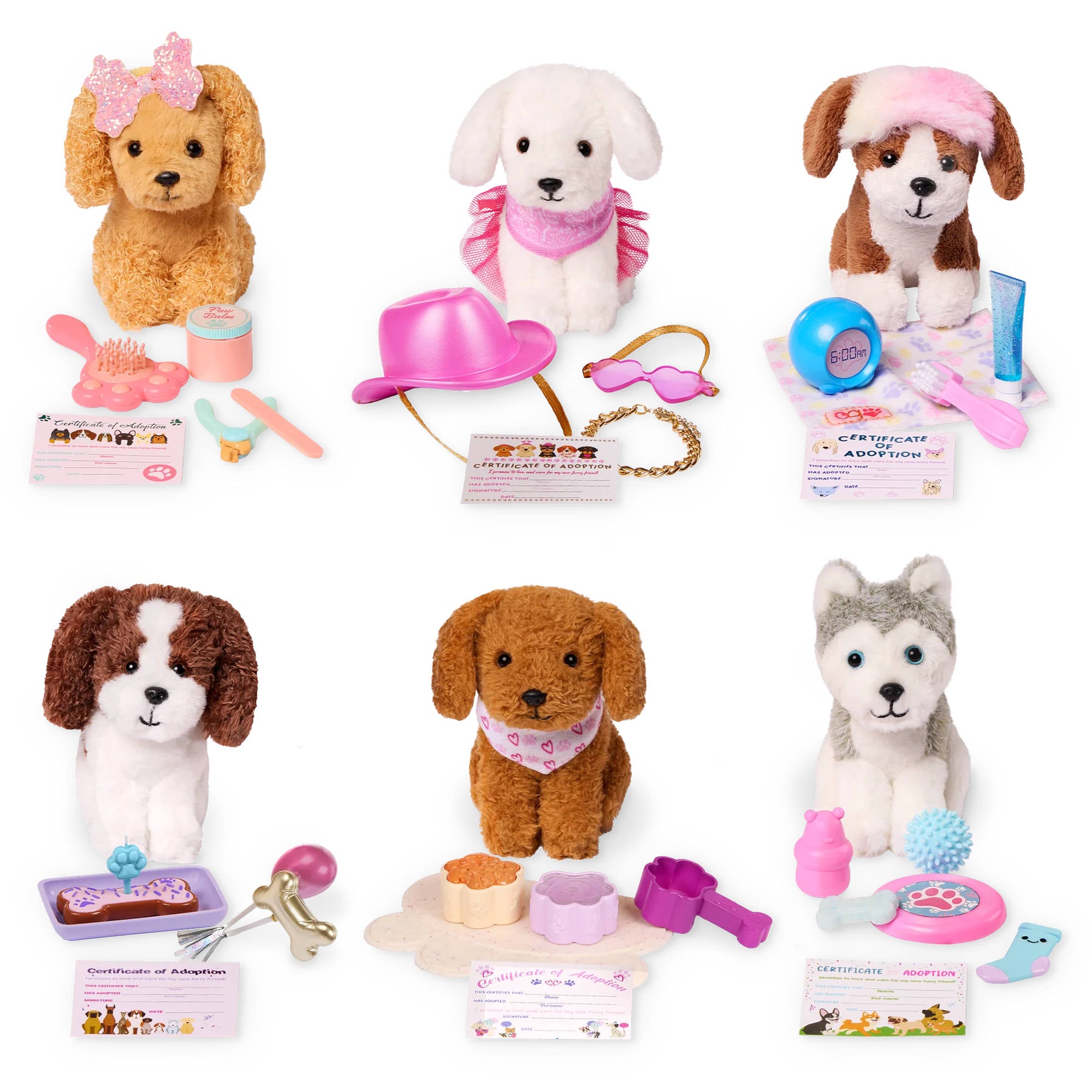 Collect all Our Generation Surprise Pets - Puppy Series plush soft dog toy