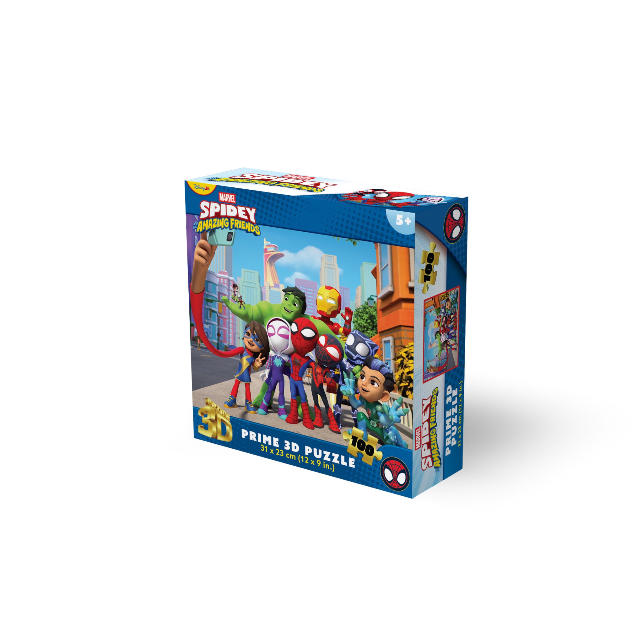 Prime 3D Marvel Spidey & Friends 100 Piece Jigsaw Puzzle - Toyworld NZ