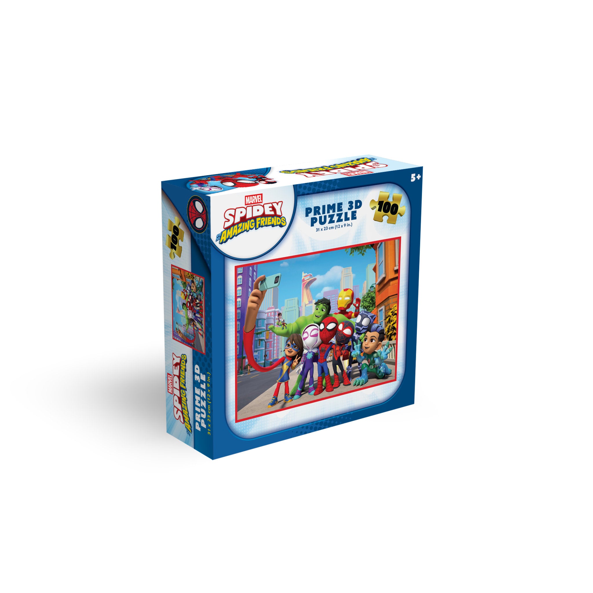 Prime 3D Marvel Spidey & Friends 100 Piece Jigsaw Puzzle - Toyworld NZ