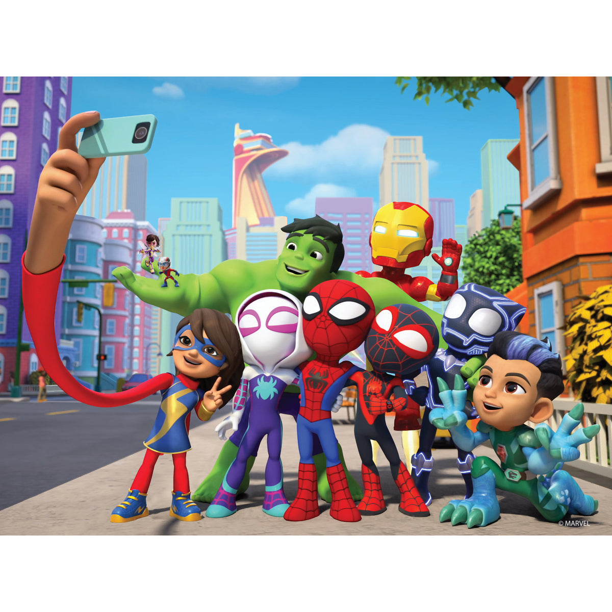 Prime 3D Marvel Spidey & Friends 100 Piece Jigsaw Puzzle - Toyworld NZ