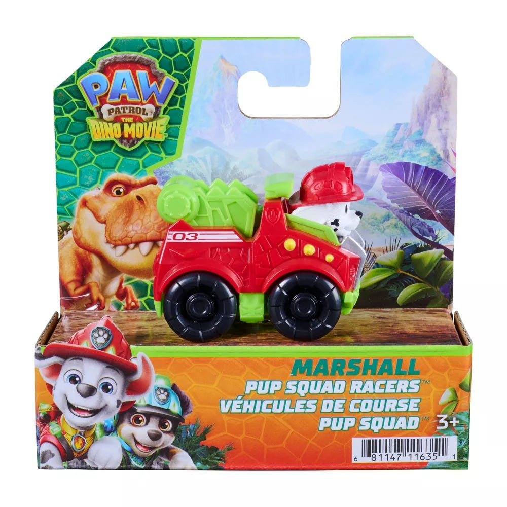 PAW Patrol Dino Movie Pup Squad Racer Marshall - Toyworld NZ