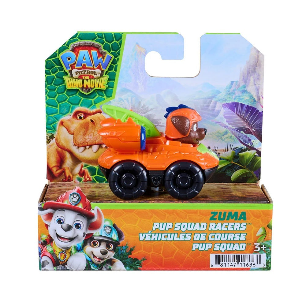 PAW Patrol Dino Movie Pup Squad Racer Zuma - Toyworld NZ