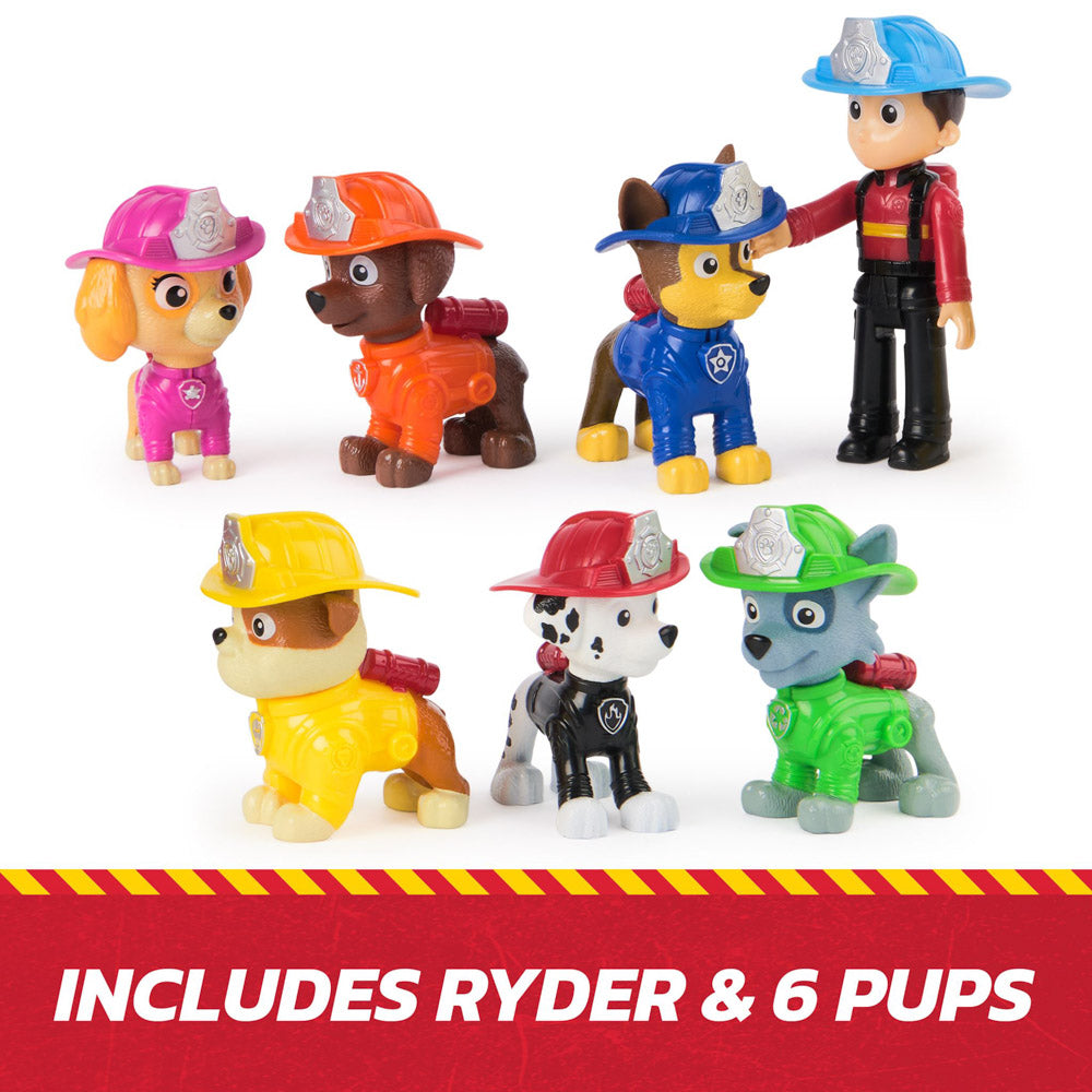 PAW Patrol Fire Rescue Figure Pack toys.