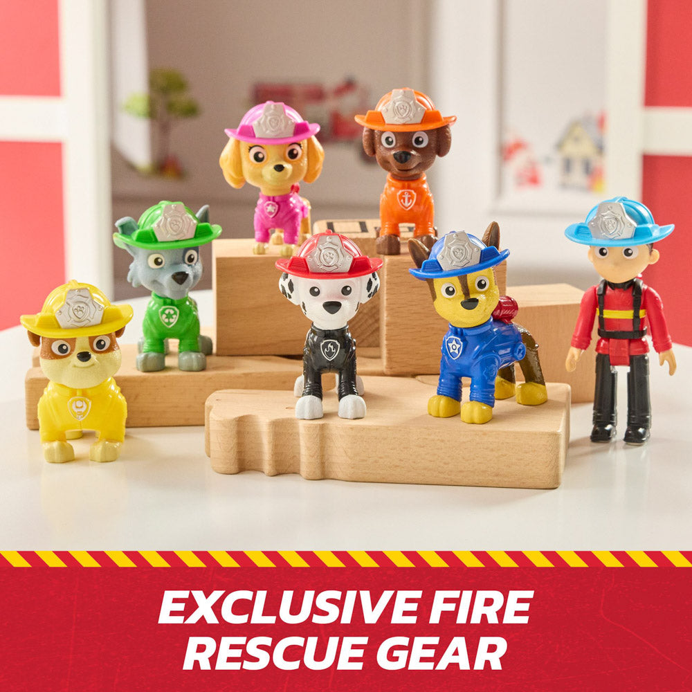 PAW Patrol Fire Rescue Figure Pack toys.