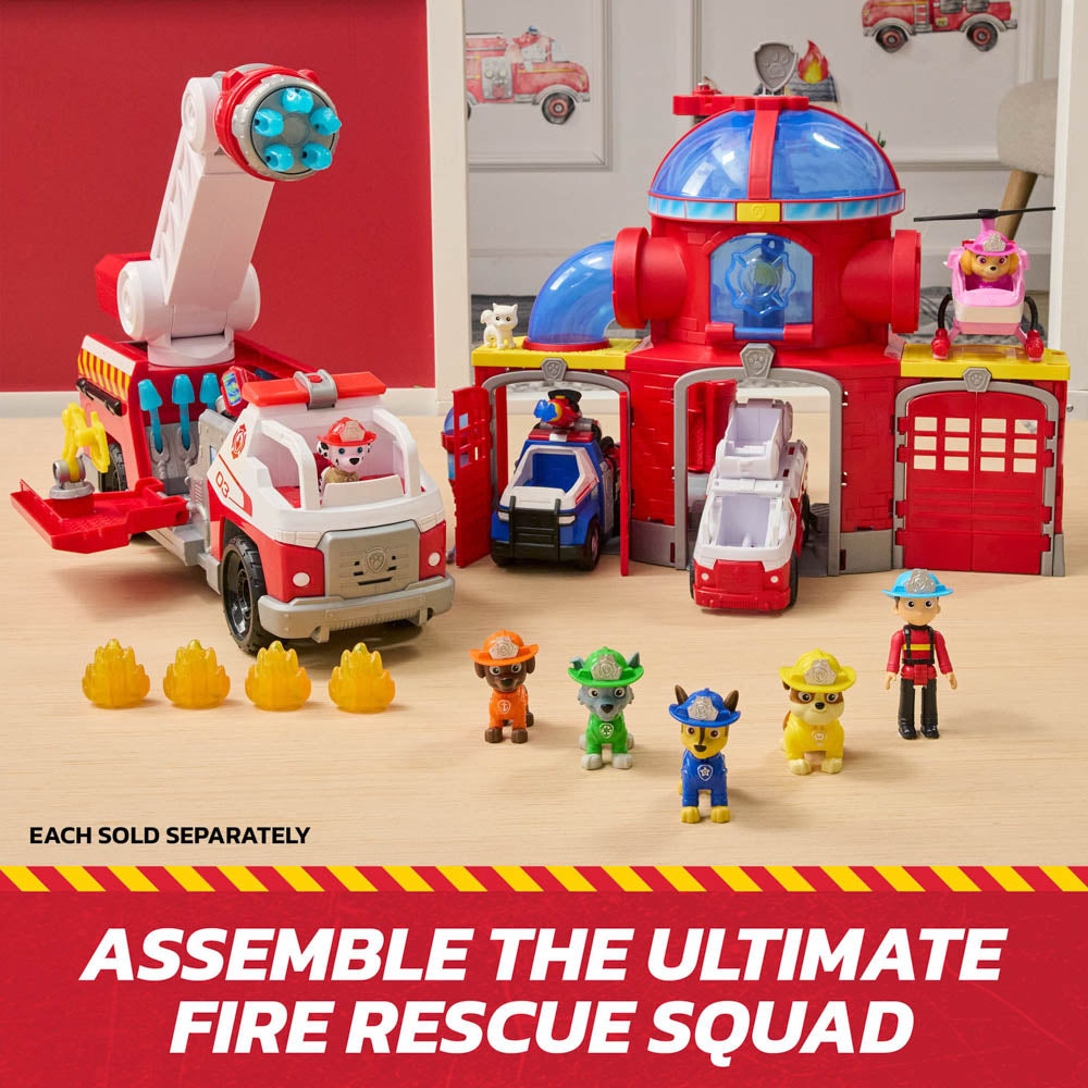 PAW Patrol Fire Rescue Figure Pack toys.