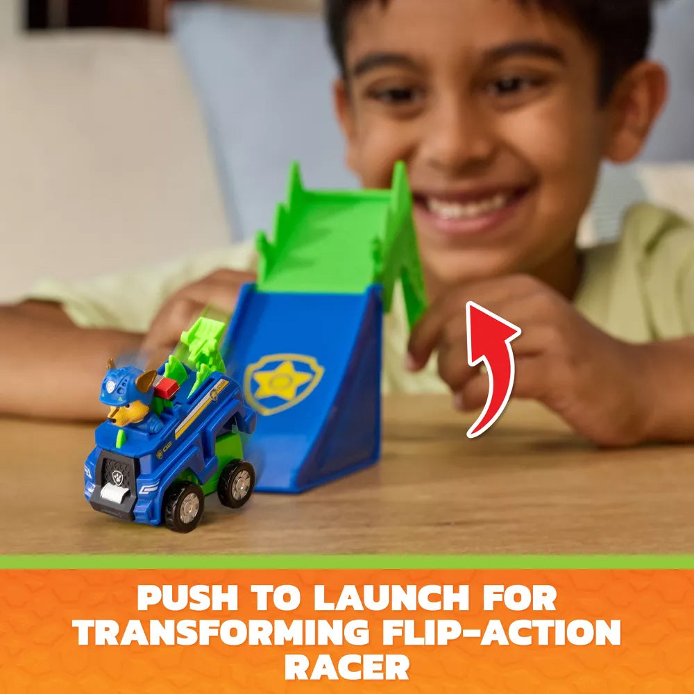 PAW Patrol: The Dino Movie Chase Jump Flip Shift Racers - Toyworld NZ