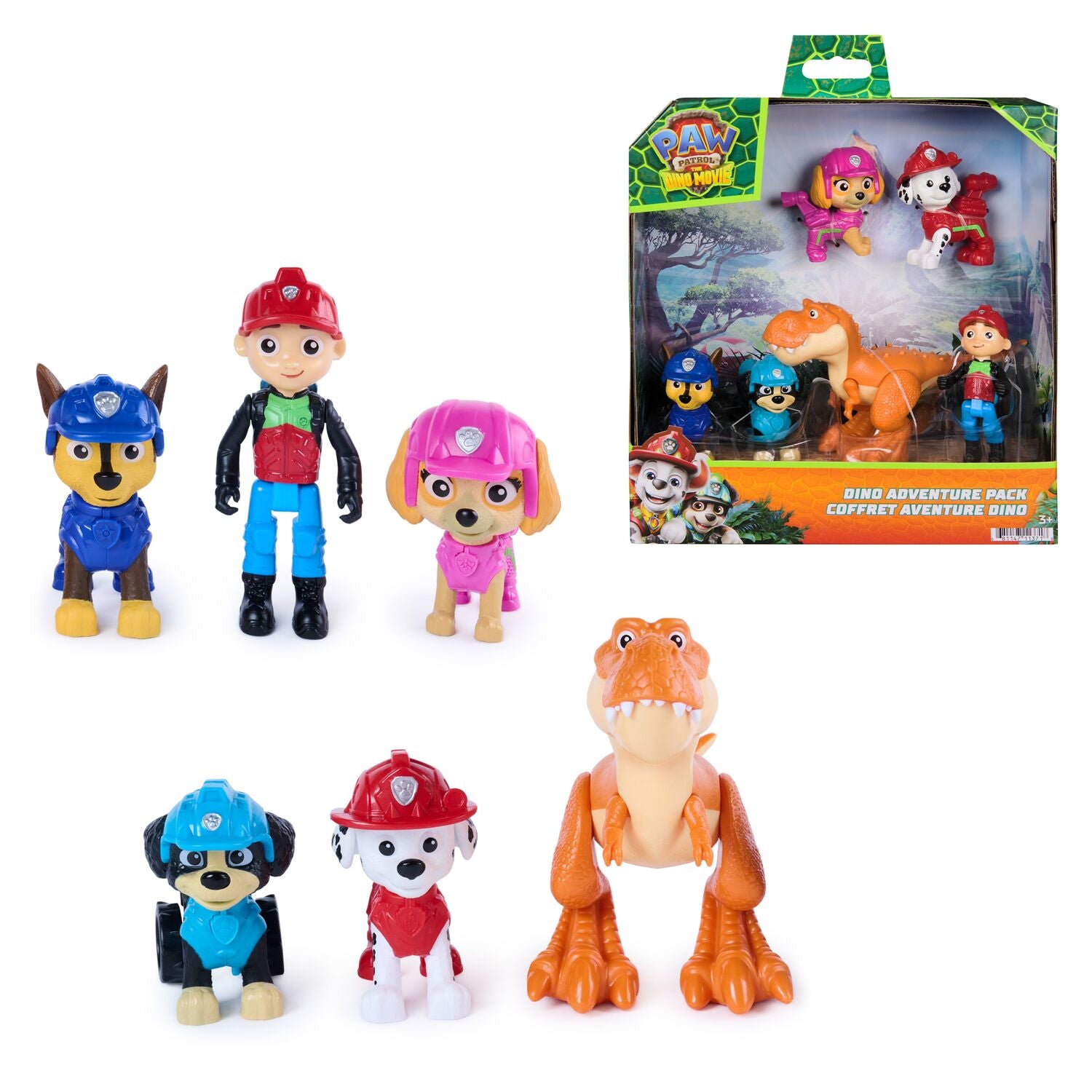PAW Patrol: The Dino Movie Dino Adventure Figure Pack - Toyworld NZ