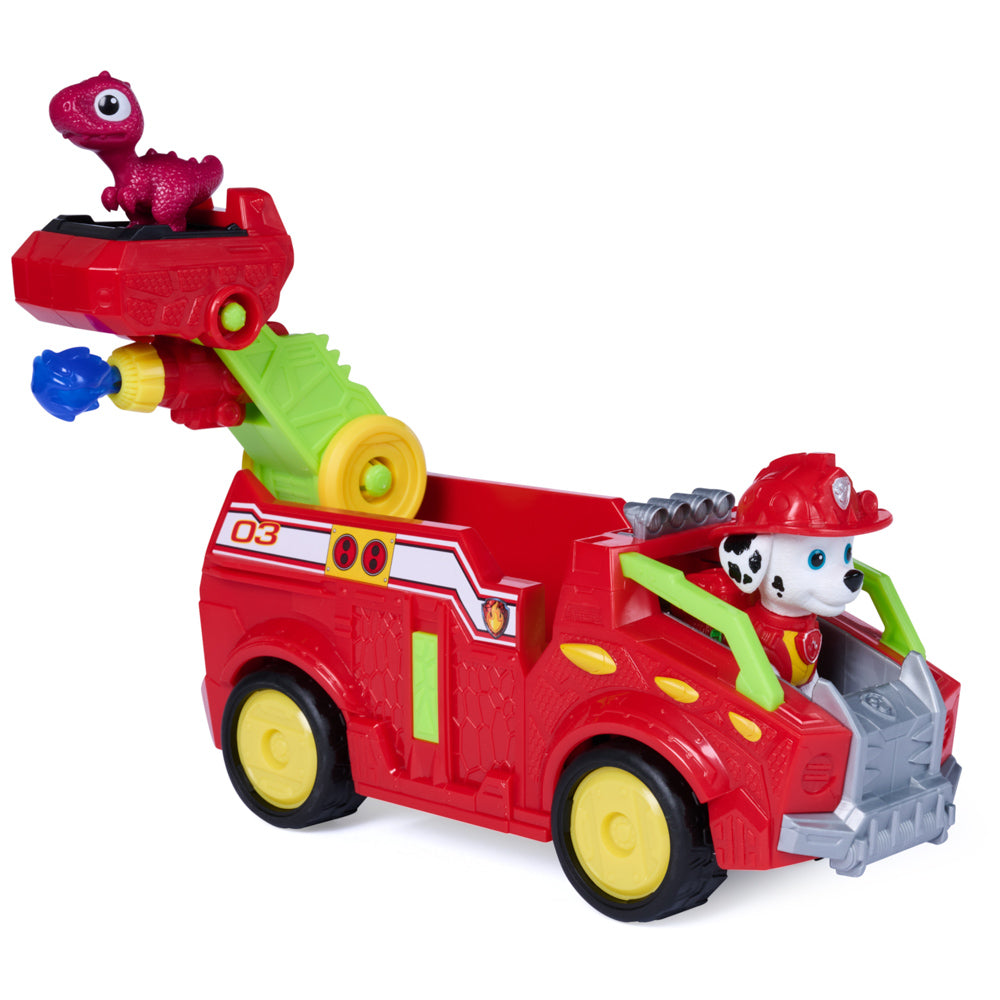 PAW Patrol: The Dino Movie Marshall Dino Rescue Fire Truck - Toyworld NZ
