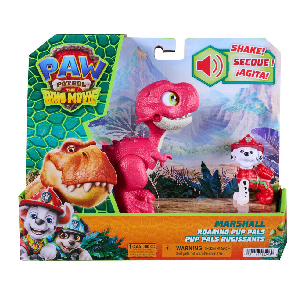 PAW Patrol: The Dino Movie Marshall Roaring Pup Pals - Toyworld NZ