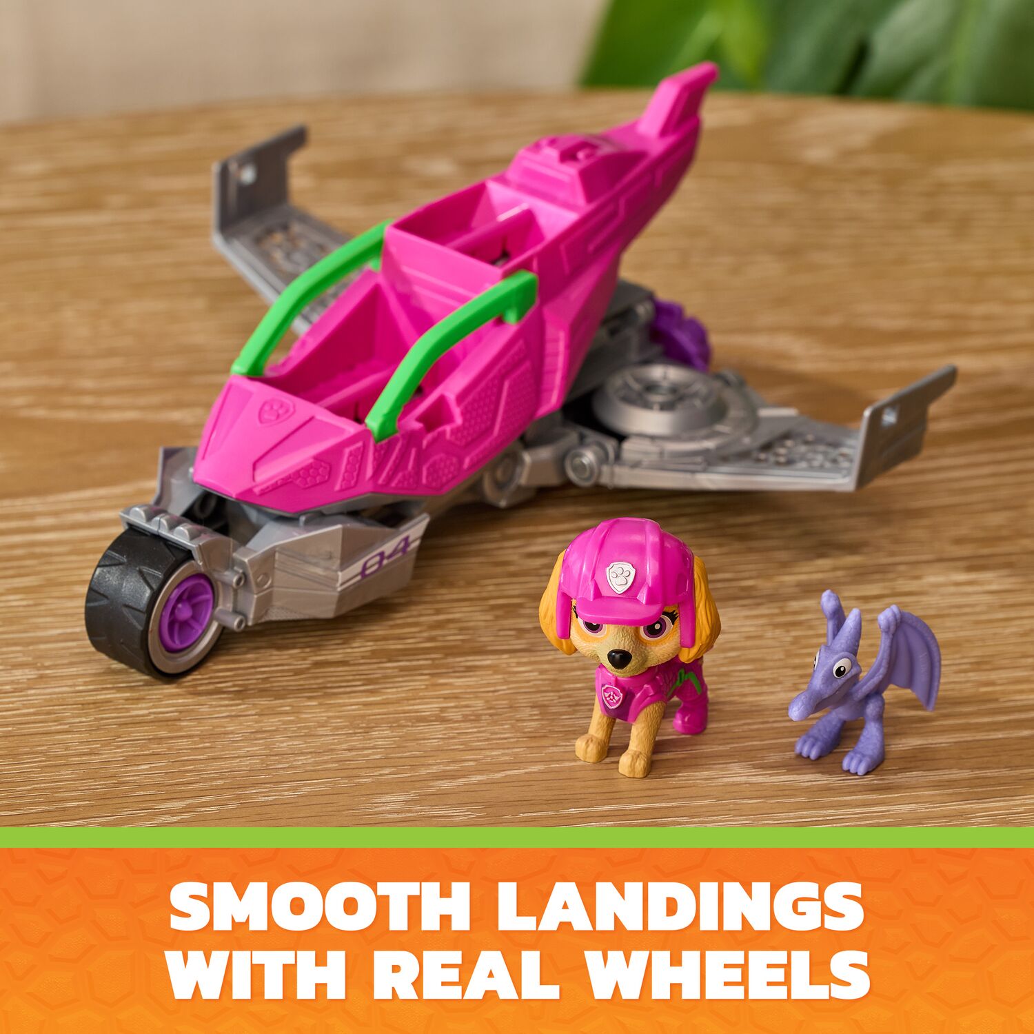 PAW Patrol: The Dino Movie Skye Dino Rescue Jet - Toyworld NZ