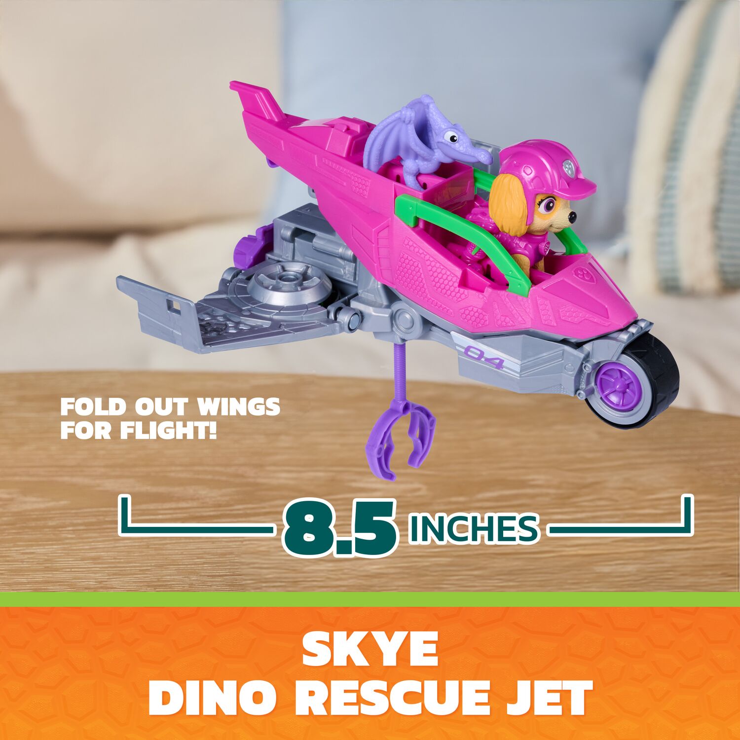 PAW Patrol: The Dino Movie Skye Dino Rescue Jet - Toyworld NZ