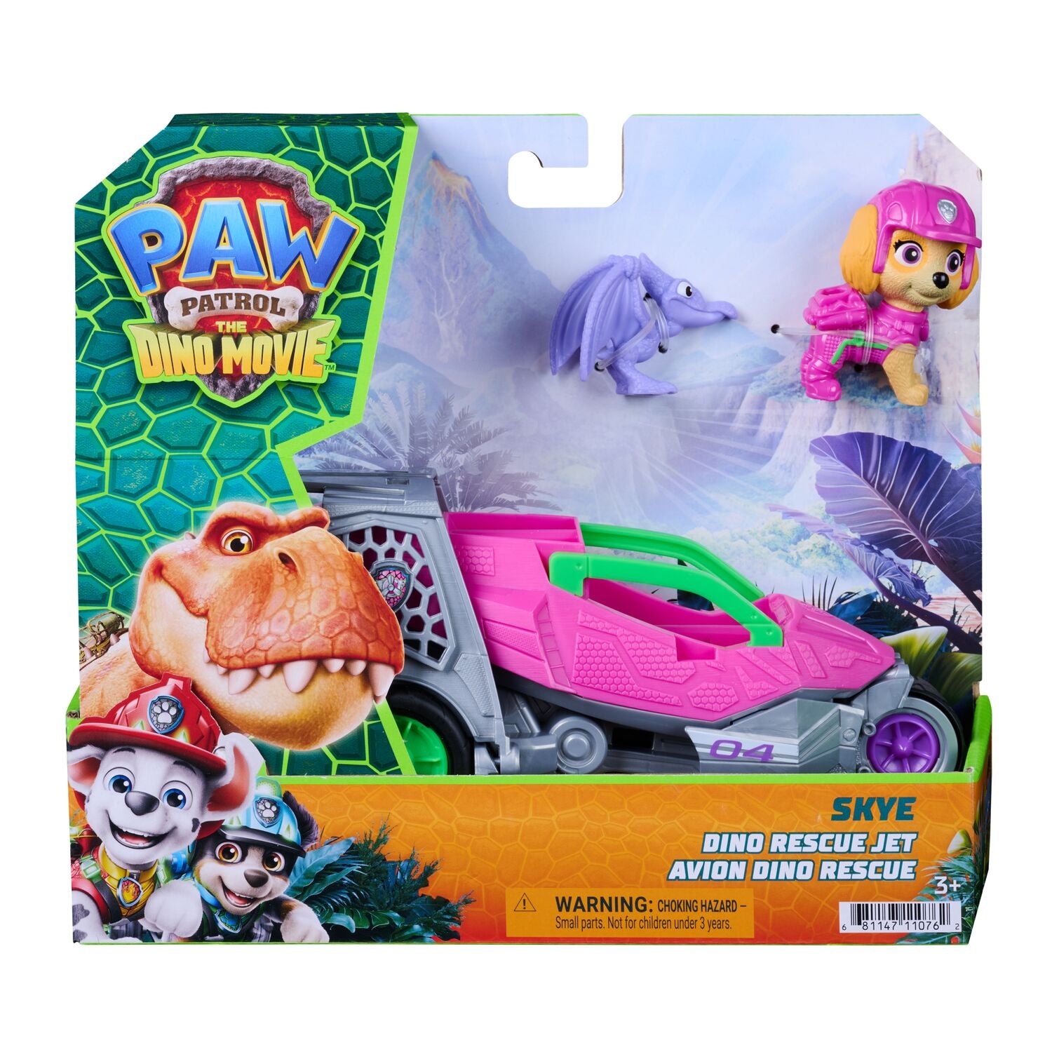PAW Patrol: The Dino Movie Skye Dino Rescue Jet - Toyworld NZ